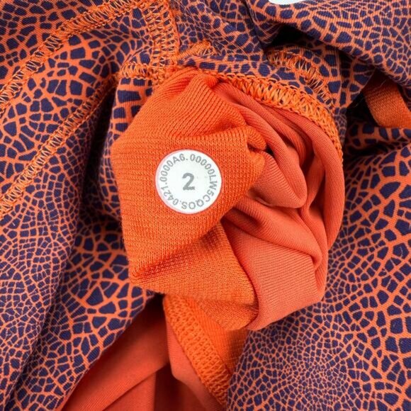 NWT LULULEMON Wunder Train High-Rise Tight 25" Size 2 Crackle Glaze Vintg Orange - Picture 7 of 9